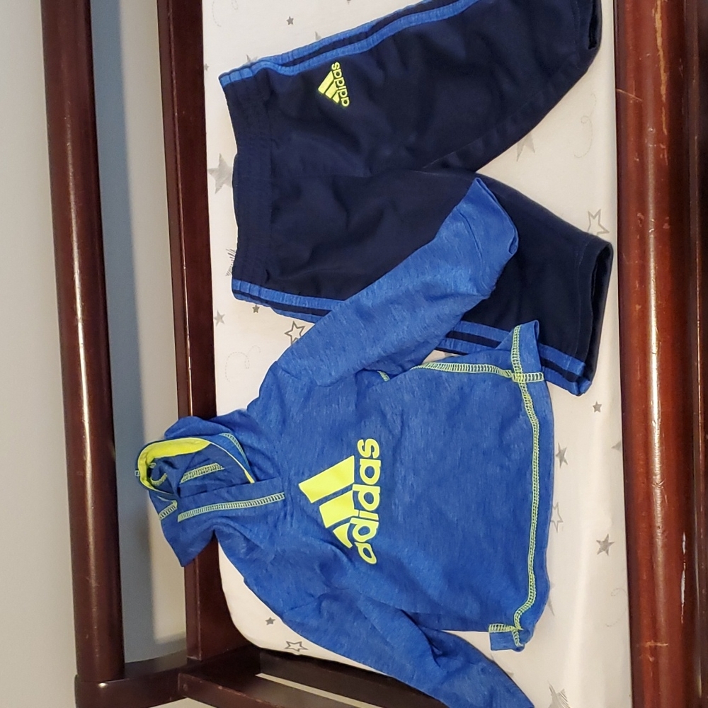 NWOT Adidas toddler boys outfit